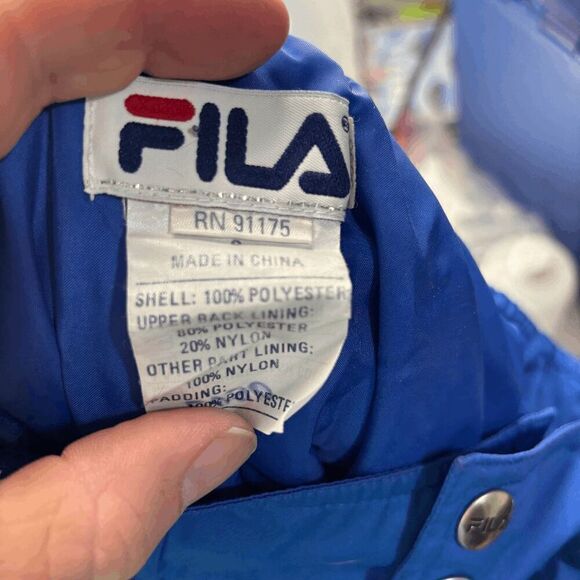 Vintage Fila Vail CO Beaver Creek Wold Ski Champ School Coat & Pants Size Small - Picture 12 of 12
